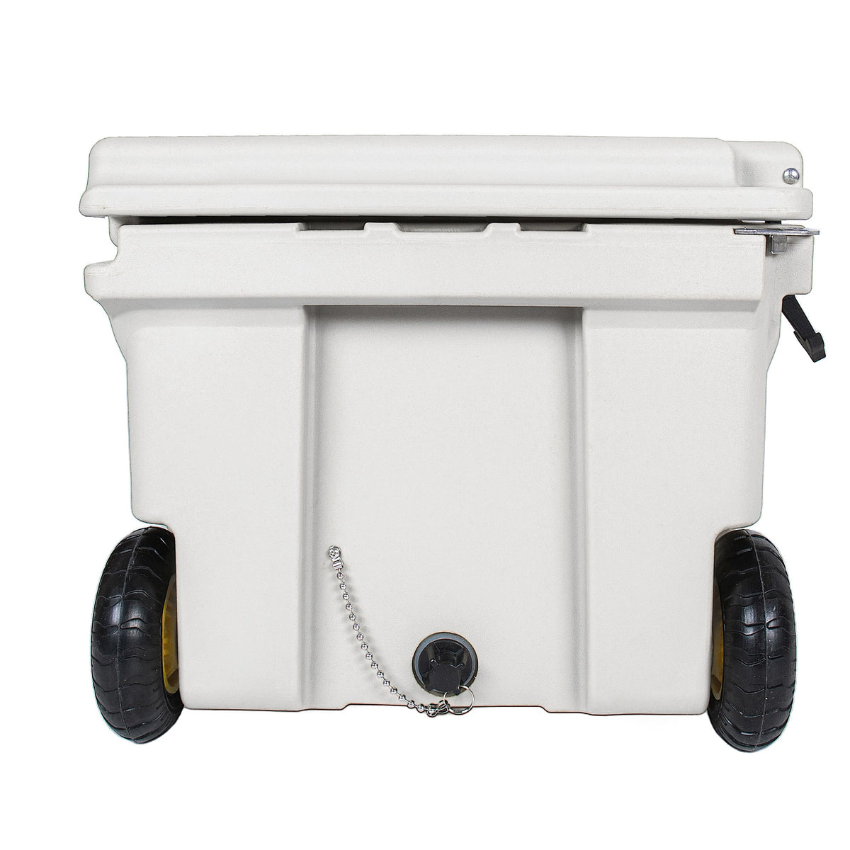 65 Quart Heavy-Duty Outdoor Cooler with 6-Day Ice Retention - White