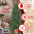 6ft Artificial Christmas Tree with 1168 Branch Tips