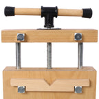 Portable Hardwood Workbench with Quick Release Handle - Natural