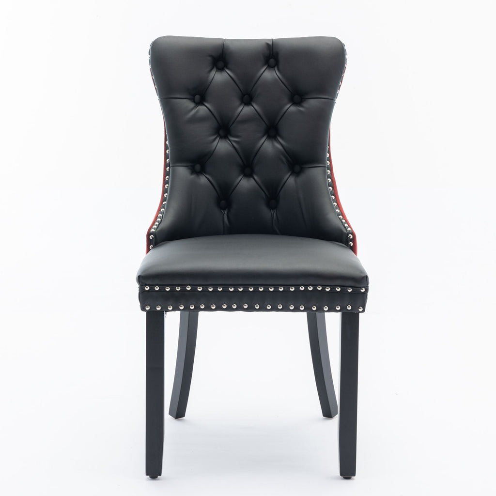 Nikki Modern Upholstered Dining Chair Set of 2