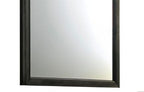 Carine Gray Mirror with Wooden Frame for Bedroom