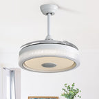 Invisible Ceiling Fan with Remote Control and 36W LED Light