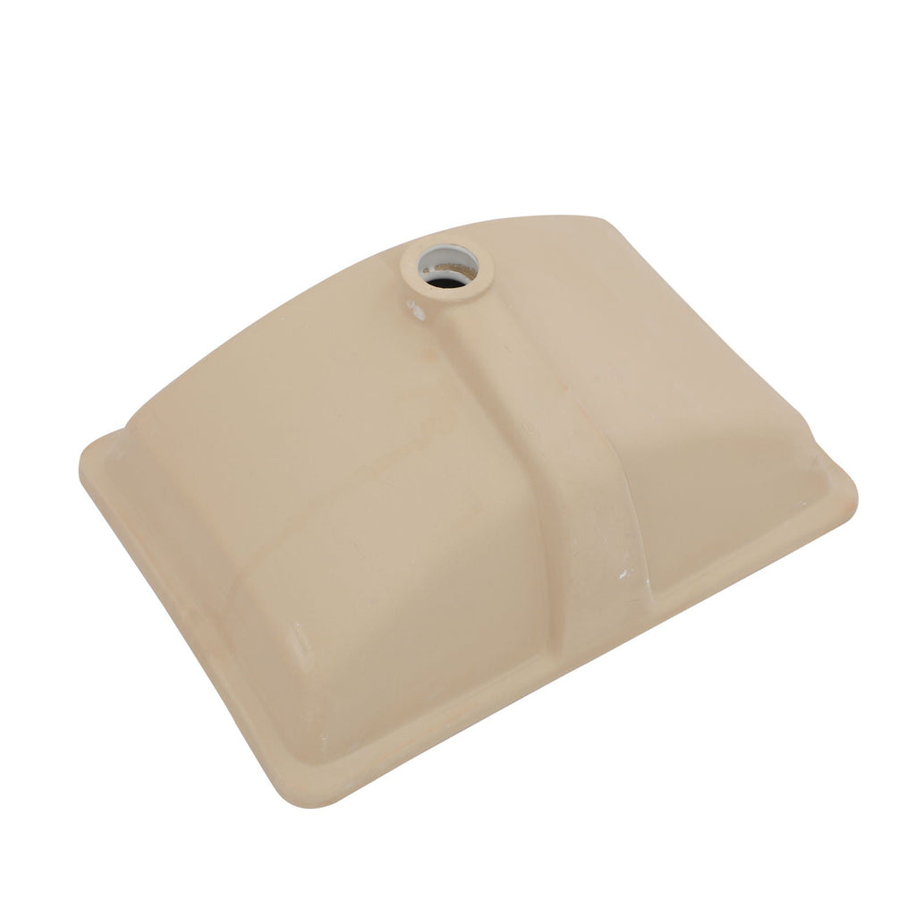 Modern Ceramic Undermount Bathroom Sink with Overflow - White or Black