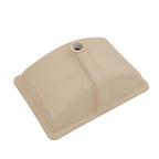 Modern Ceramic Undermount Bathroom Sink with Overflow - White or Black
