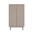 Accent Cabinet with Soft Close Doors and Adjustable Shelves - White, Light Brown, or Green