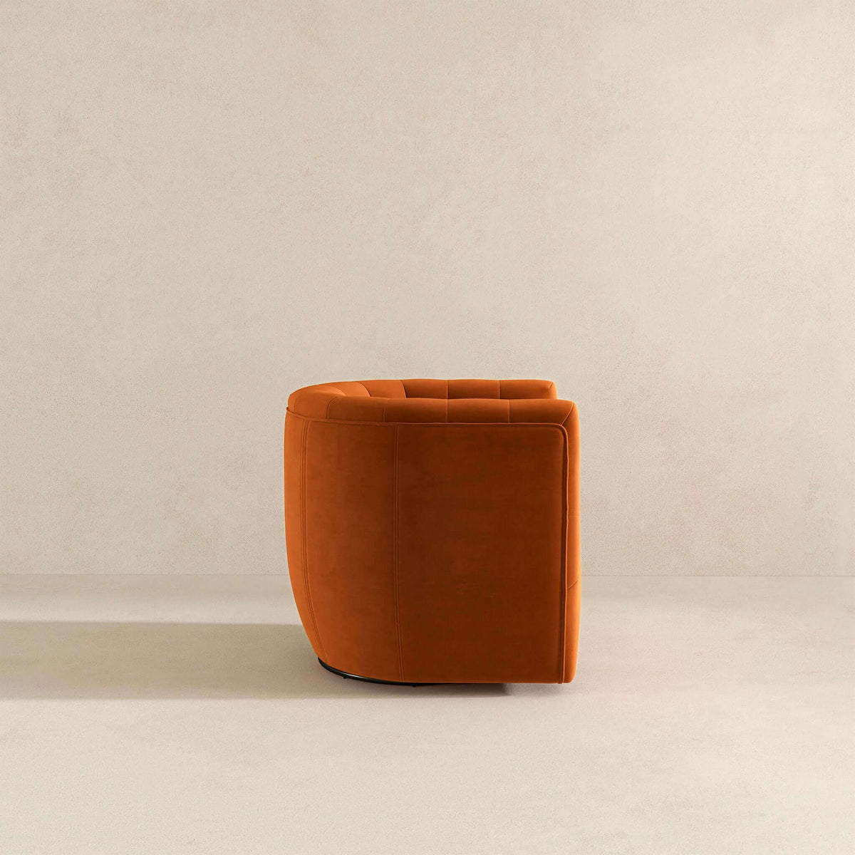 Ergonomic Design Swivel Chair with Tufted Accent - Multiple Colors