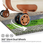 4 Piece Hard Shell Luggage Set with Spinner Wheels - Multiple Colors