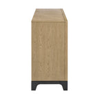 Sideboard with Ample Storage and Wine Racks - Brown