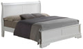 Sleigh Bed with Low Footboard - Real Wood Veneers, Multiple Colors
