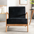 Mid-Century Modern Accent Chair with Cushioning - Multiple Colors