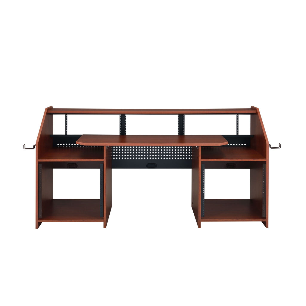 Annette Music Desk with Cable Management - Dark Brown or Black