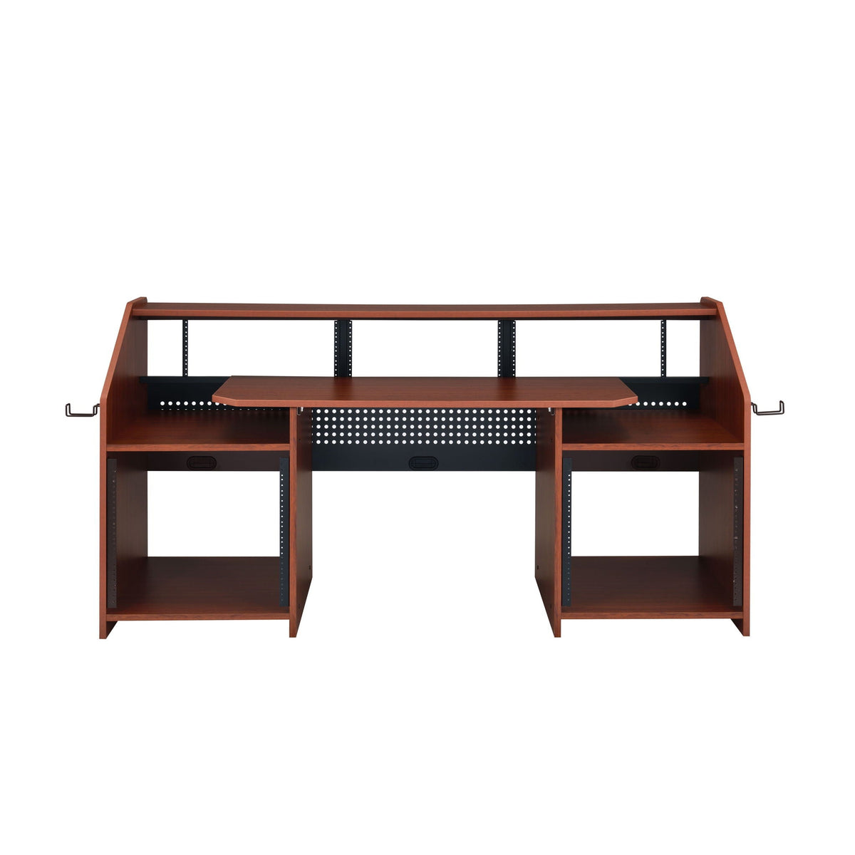 Annette Music Desk with Cable Management - Dark Brown or Black