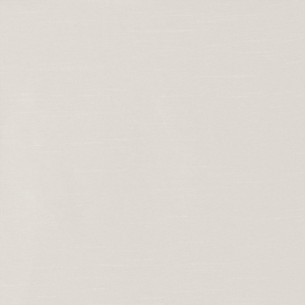Twist Tab Lined Window Curtain Panel with Faux Silk Sheen - White