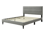 Channel Bed with USB Charging Ports - Dark Gray