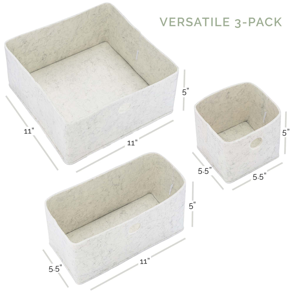 Parker Baby Co. Felt Drawer Organizers — 3-Piece Set