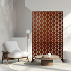 Black Metal Room Divider Privacy Screen with Rust-Resistant Finish