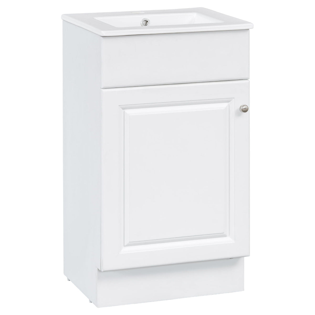 Bathroom Vanity with Sink and Adjustable Shelf - Multiple Colors