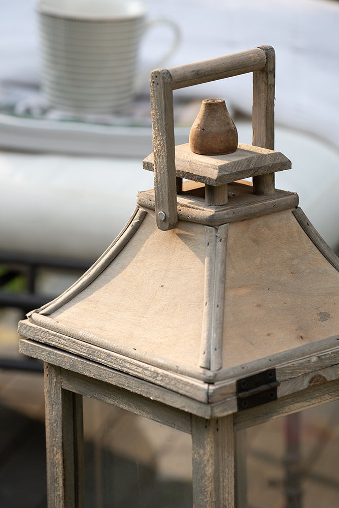 Ivory Candle Lantern Decorative Set