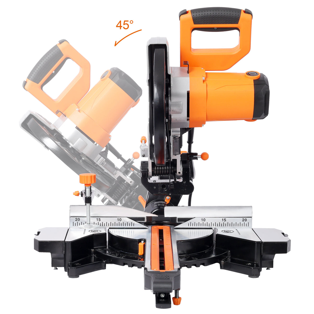 10in Single Bevel Double Speed Sliding Miter Saw with 48T Blade