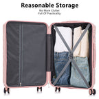 3 Pieces Set Spinner Wheel Luggage With Combination Lock