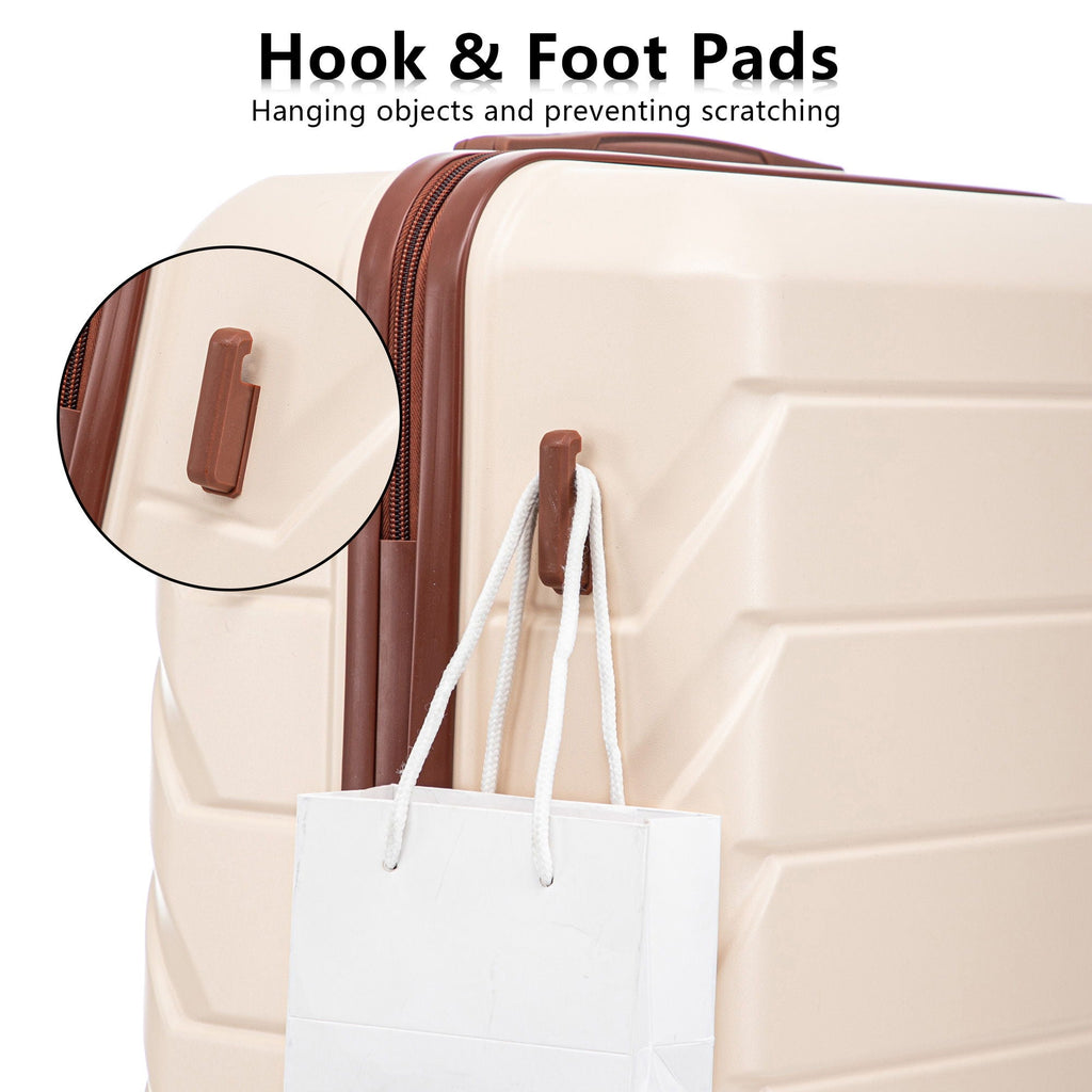 3 Pieces Set Spinner Wheel Luggage With Combination Lock