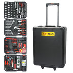 899 Piece Home Repair Tool Set with Rolling Toolbox - Pearl Silver or Black