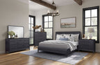 5 Drawer Chest Ample Storage with Cedar & Felt-Lined Drawers - Black or Light Brown