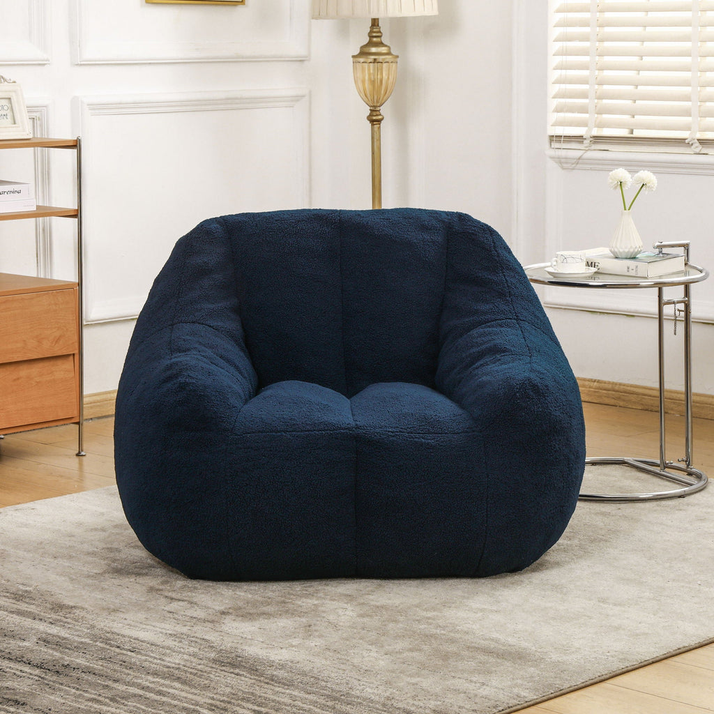 Comfy Bean Bag Chair with Memory Foam Filler - Tufted Soft