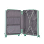Spinner Wheel Luggage Set with USB Port and Holders - Pink, Black, Green