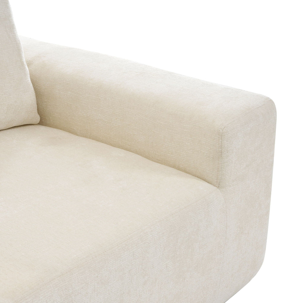 Modular Cloud Sectional Sofa Set with Deep Seating - Choose Beige, Dark Gray, or Dark Brown