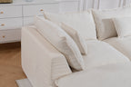 Cloud Couch Oversized Modular Sectional Sofa with Flexible Configuration - Antique White or Grey