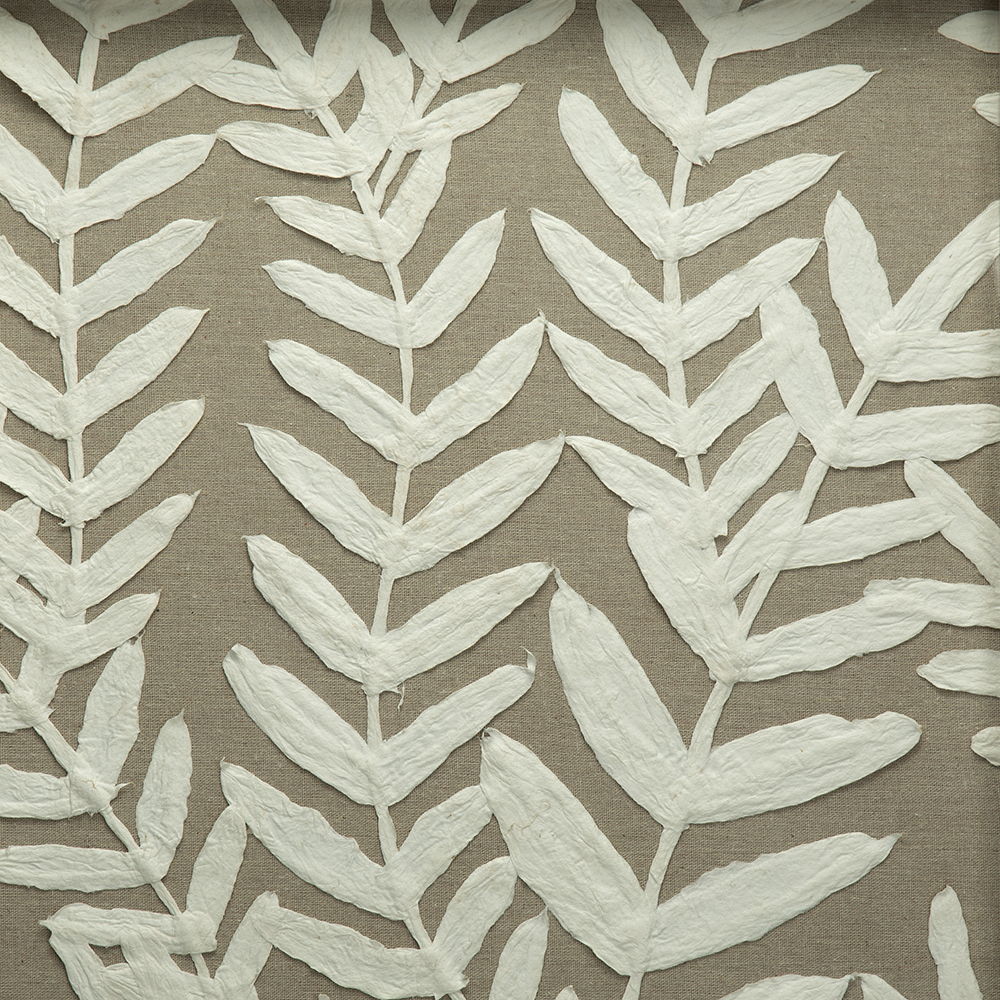 Shadow Box Wall Decor with Paper Florals – White