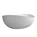 63" Premium Solid Surface Deep Soaking Bathtub