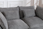 Cloud Couch Oversized Modular Sectional Sofa with Modular Design - Antique Grey