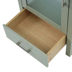 Bathroom Vanity with Ceramic Sink and Ample Storage - Blue, Green, or Black
