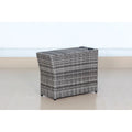 Gray Mix Outdoor Side Table with Durable Construction - Gray Mix