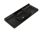 48-Inch Bathroom Ceramic Basin with 3 Pre-Drilled Holes - White or Black