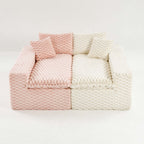Multifunctional Stationary Sofa with Adjustable Layout - Choice of Color