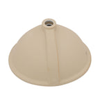 Ceramic Oval Undermount Bathroom Sink with Overflow - White
