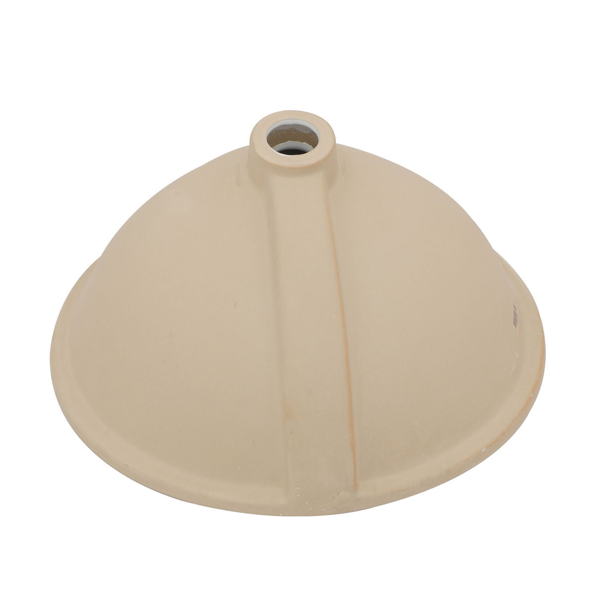 Ceramic Oval Undermount Bathroom Sink with Overflow - White