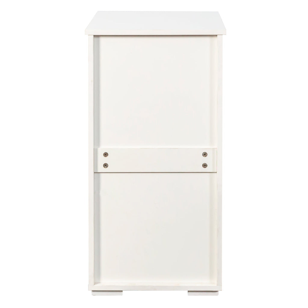 Laundry Cabinet with Removable Liner Bag - Bathroom Storage