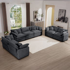 Oversized Deep-Seat Fabric Sofa & Chair Sets