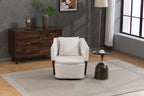 Mid Century Modern Accent Chair with Swivel Function - Corduroy