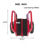 Heavy Duty Panel Dolly with 2 Handles – 1000 lb Capacity - Blue or Red