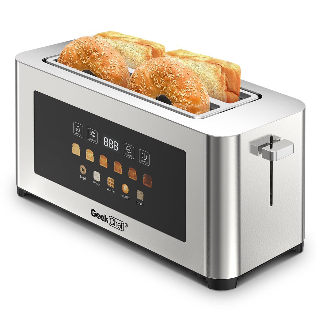 4-Slice Toaster with Extra-Wide Entrance - Stainless Steel