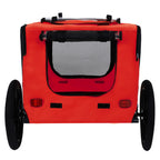 Pet Bike Trailer with Foldable Steel Frame - Small & Medium Pets