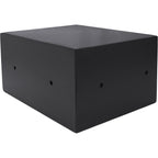 Dual Key Depository Safe with Anti-Fishing Baffle - Black
