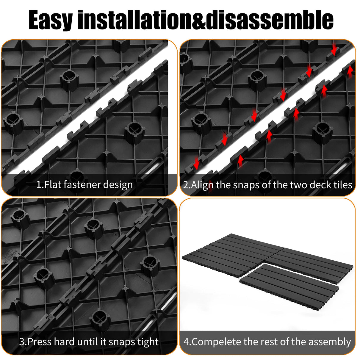 24 Pieces Accessories Set with Durable Polypropylene - Multi-Use