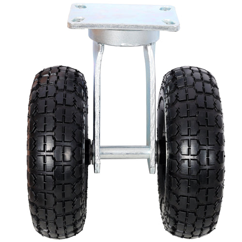 10 in Dual Air Wheels Swivel Caster with 660 lbs Load Capacity - Black
