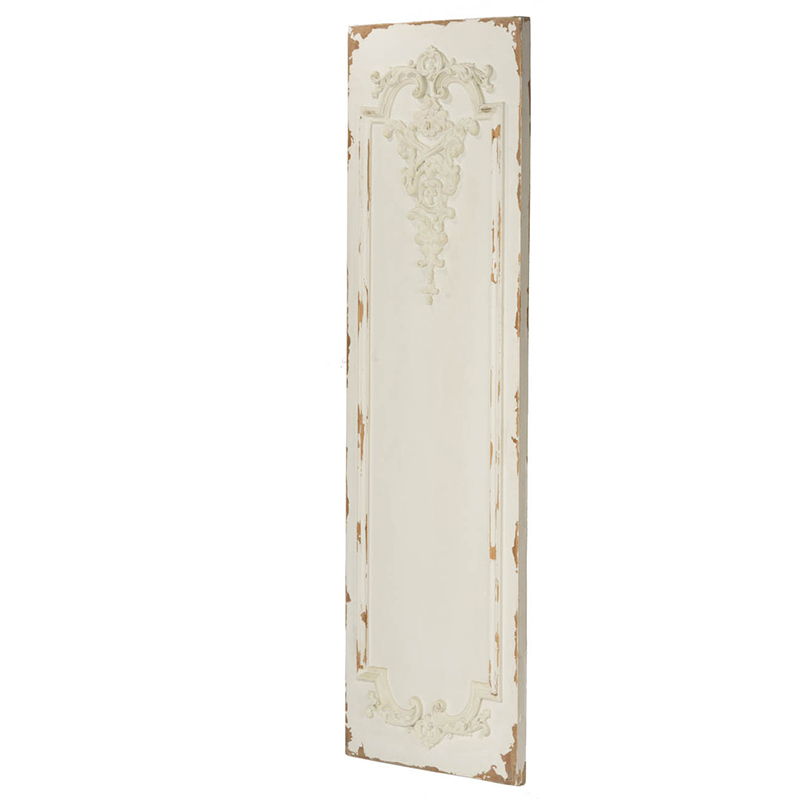 Large Wooden Rectangle Hanging Panels - Set of 3, White